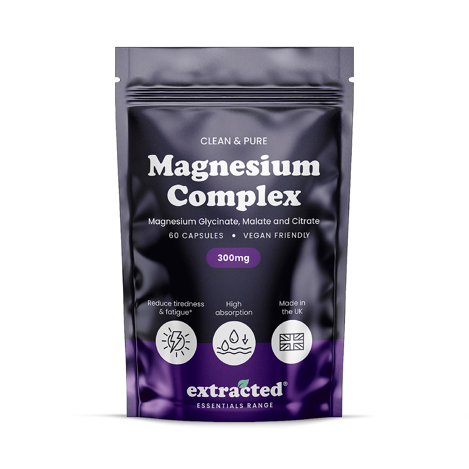 Magnesium Complex triple supplement 300mg, imported from the UK