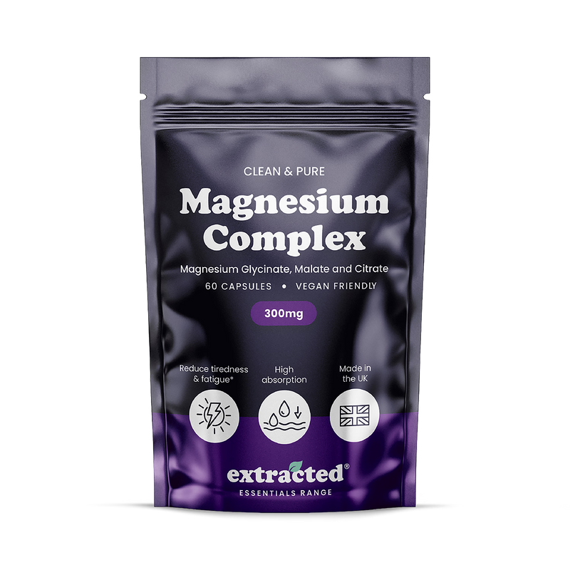 Magnesium Complex triple supplement 300mg, imported from the UK