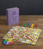 Vintage Bookshelf Chutes and Ladders board game (British brand)