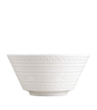 Wedgwood fine bone china cereal bowl with embossed geometric design 15cm (British brand)