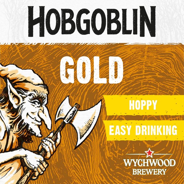 Hobgoblin Gold Ale Beer Pint Cans   4 x 568ml GOODS M&S   