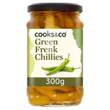 Cooks & Co Pickled Green Frenk Chillies   300g GOODS M&S   