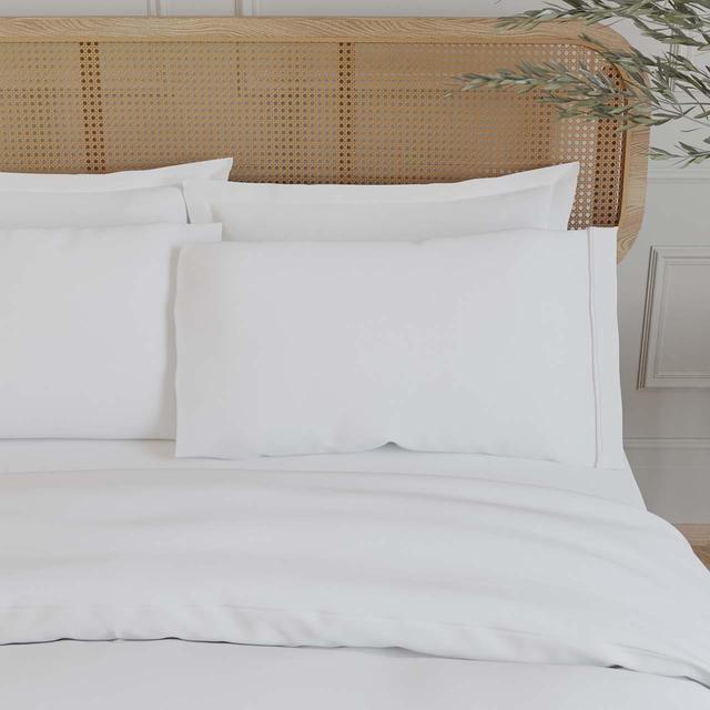 M&S Collection 2pk Egyptian Cotton 230 Thread Count Pillowcases Ice White   2 per pack GOODS M&S   