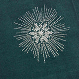 M&S Snowflake Dark Green Embroidered Napkins   4 per pack GOODS M&S   