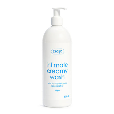 Superdrug Ziaja Intimate Creamy Regenerating Wash With Lactobionic Acid 500ml- Buy online at McGrocer