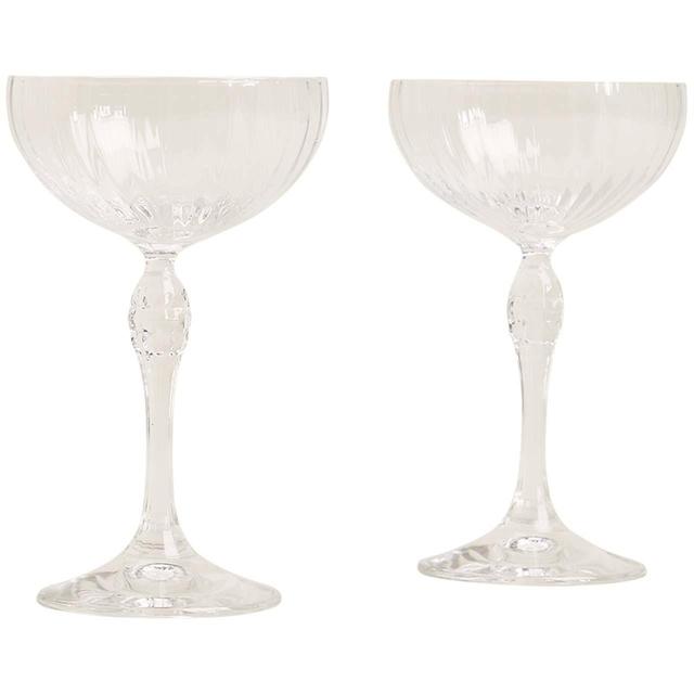 M&S Collection Set of 2 Decorative Champagne Saucers    2 per pack GOODS M&S   