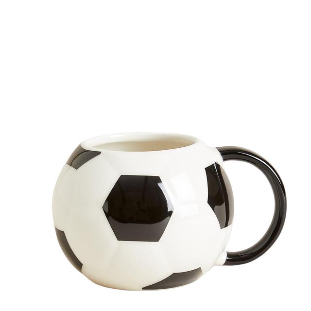 M&S Collection Football Mug Black Mix