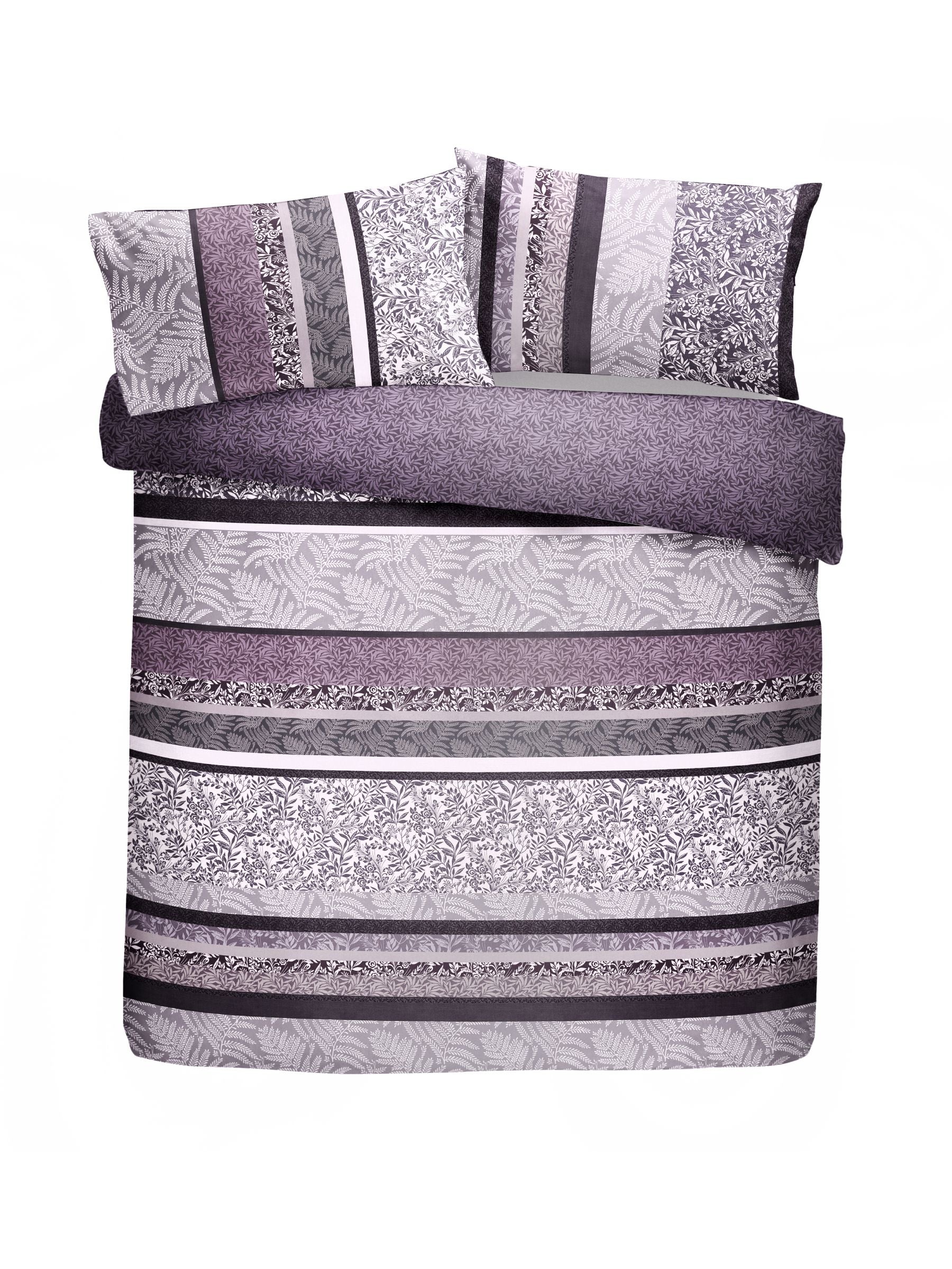 Dreams & Drapes Purple Hanworth duvet cover set - British product