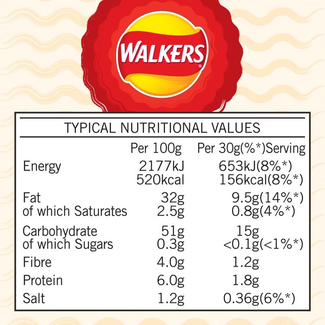 Walkers Crinkles Simply Salted Sharing Bag Crisps   140g GOODS M&S   