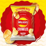 Walkers Crinkles Simply Salted Sharing Bag Crisps   140g GOODS M&S   