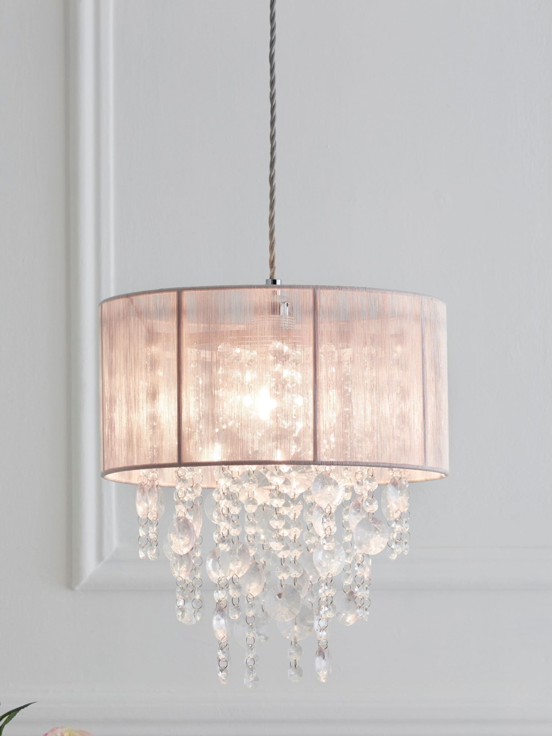 Grey Palazzo Easy Fit Pendant Lamp Shade