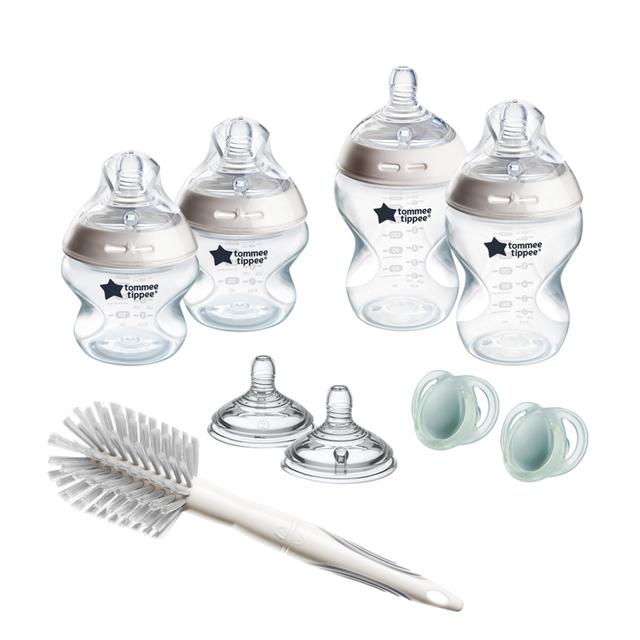 Tommee Tippee Closer To Nature Newborn Baby Bottle Starter Set Muted GOODS M&S   