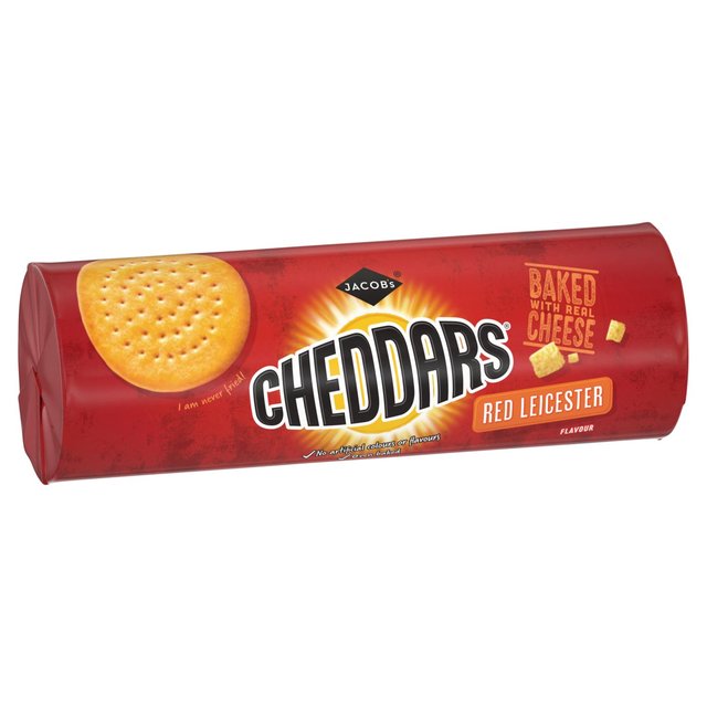 Jacob's Cheddars Red Leicester Flavour Cheese Biscuits   150g GOODS M&S   