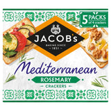 Jacob's Mediterranean Rosemary Crackers   5 x 38g GOODS M&S   