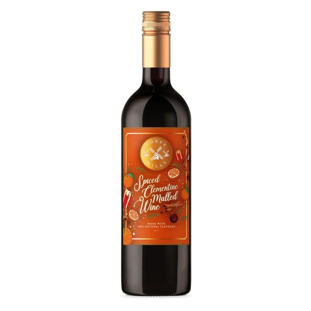 Three Mills Spiced Clementine Mulled Wine   75cl GOODS M&S   