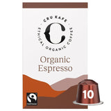 CRU Kafe Organic Fairtrade Espresso Pods 10s   10 per pack GOODS M&S   