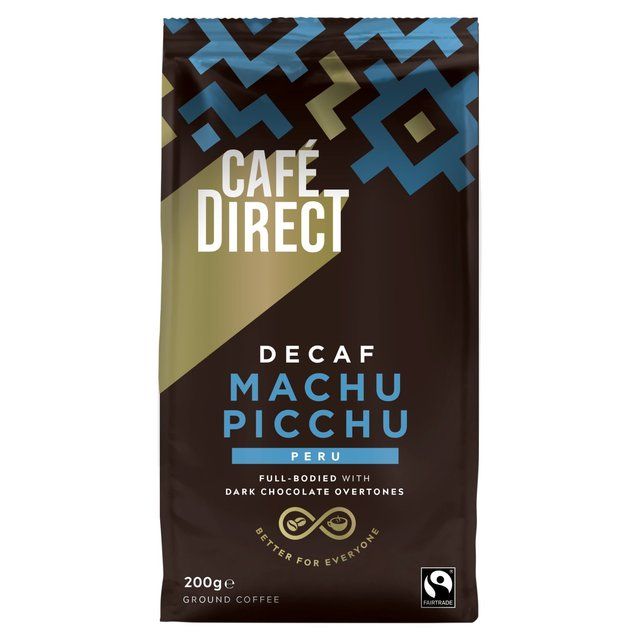 Cafedirect Fairtrade Decaf Machu Picchu Ground Coffee   200g