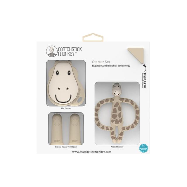 Matchstick Monkey Gigi Giraffe Teething Starter Set GOODS M&S   