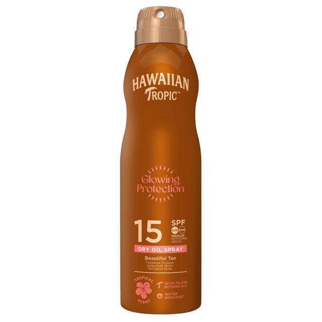 Hawaiian Tropic Protective SPF 15 Dry Oil Continuous Sunscreen Spray   200ml GOODS M&S   