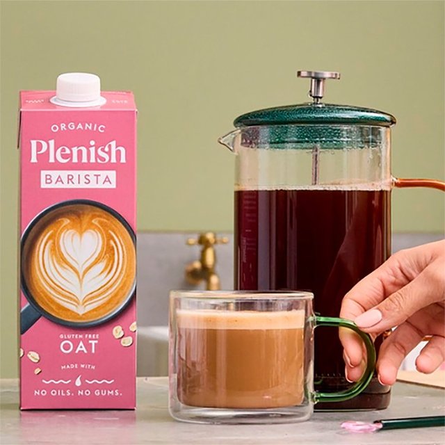 Plenish Organic Oat Barista Milk Long Life   1L GOODS M&S   