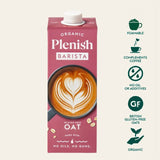 Plenish Organic Oat Barista Milk Long Life   1L GOODS M&S   