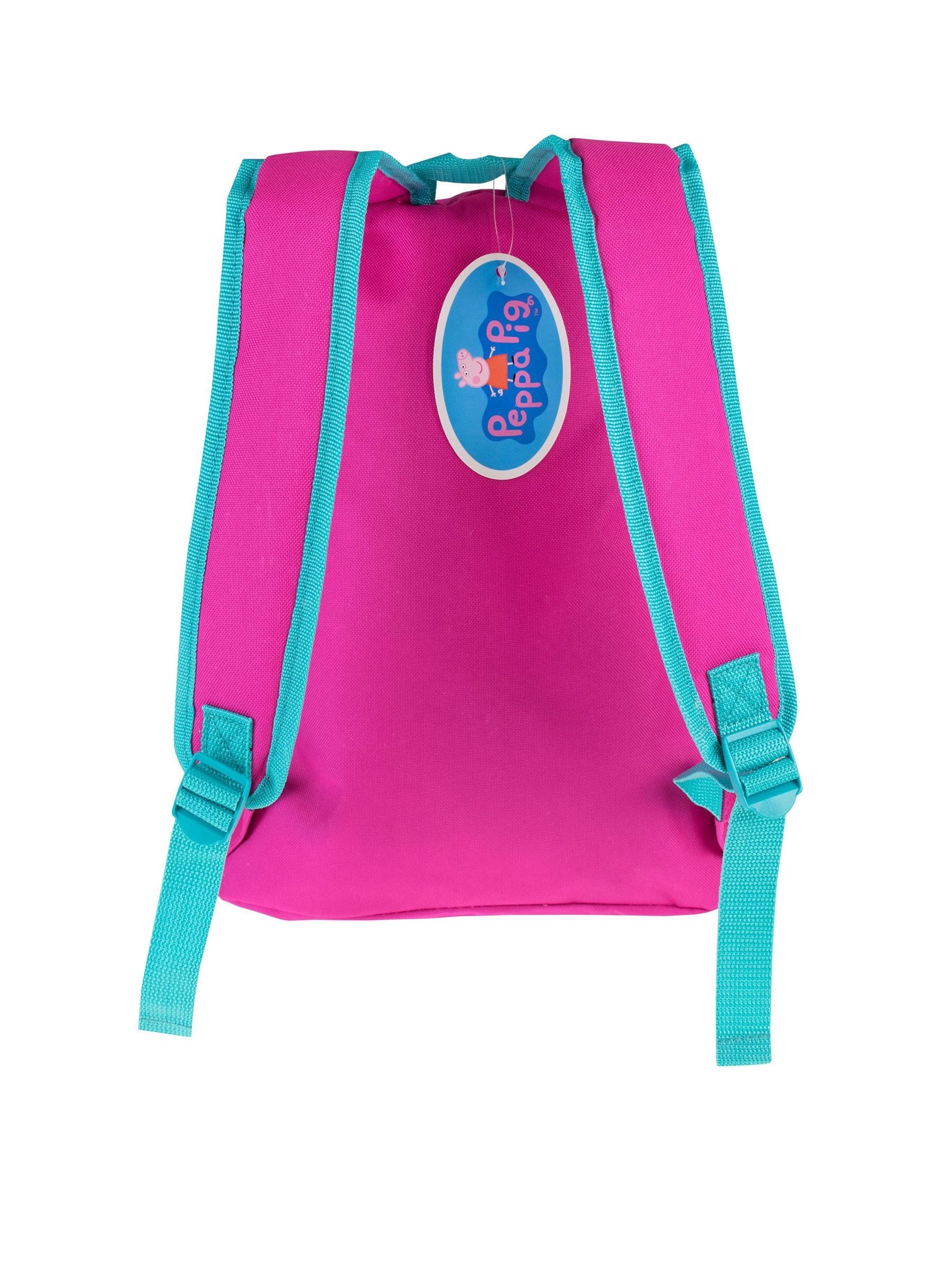 Peppa Pig pink backpack with hearts and stars (British brand)
