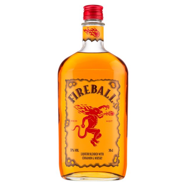 Fireball Cinnamon Whiskey Liqueur   70cl