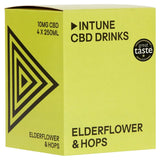 INTUNE Elderflower & Hops Sparkling CBD Drink   4 x 250ml GOODS M&S   