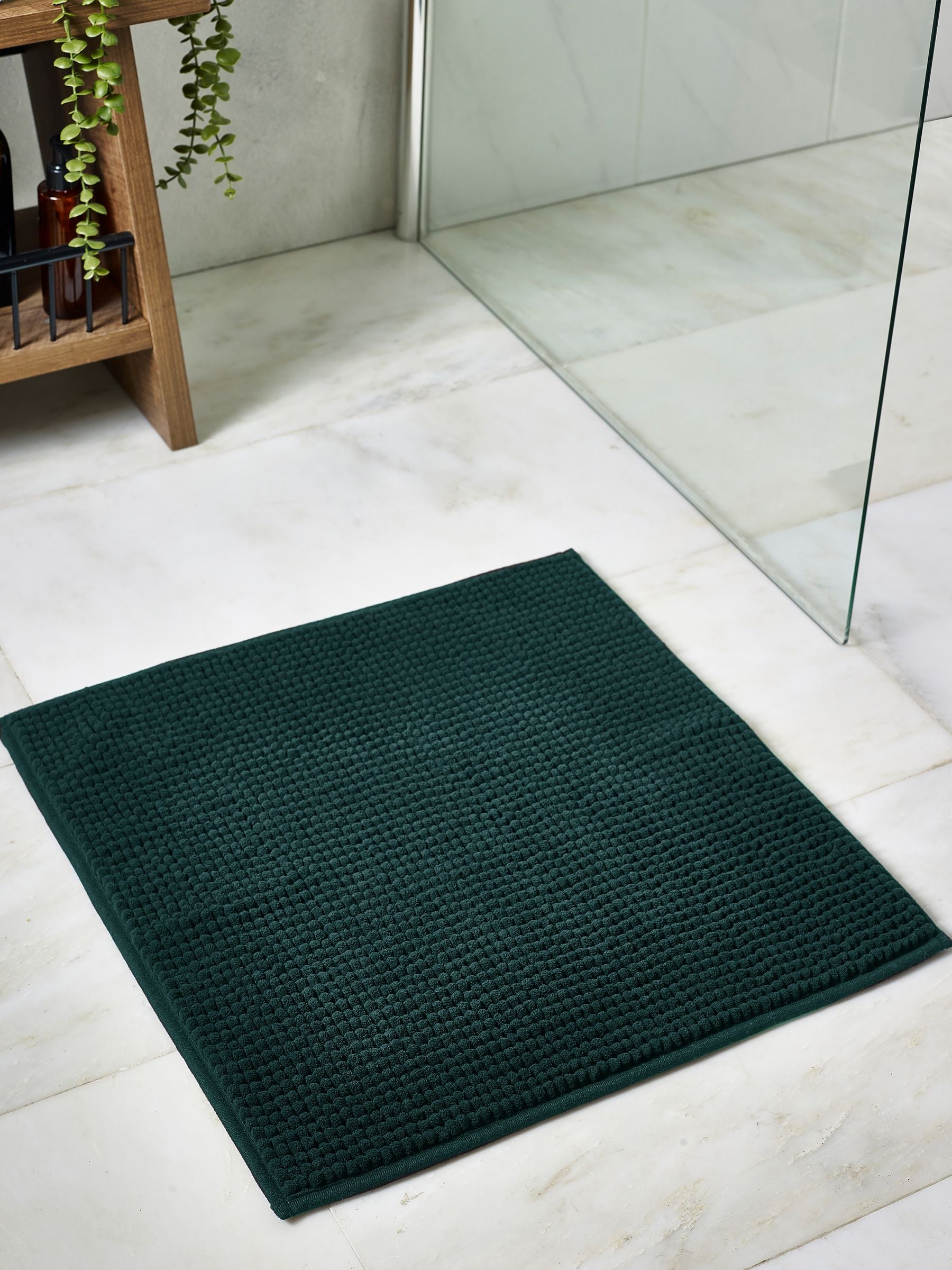 Sage Green Bobble Bath Mat