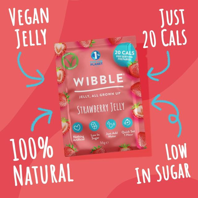 Wibble Strawberry Jelly Crystals   57g GOODS M&S   