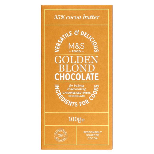 M&S Golden Blond Chocolate   100g