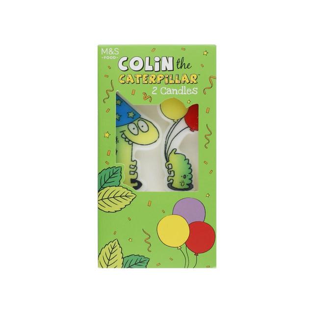 M&S Colin the Caterpillar Shaped Candles   2 per pack