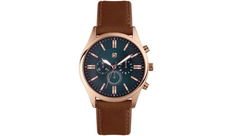 Spirit Men's Brown Strap Watch GOODS Argos