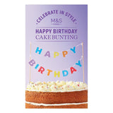 M&S Happy Birthday Cake Bunting GOODS M&S   