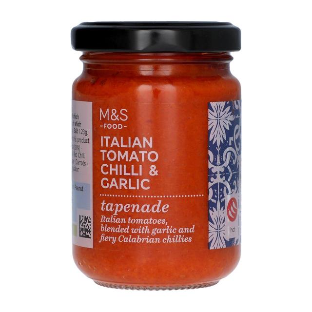 M&S Italian Tomato Chilli & Garlic Tapenade   140g GOODS M&S   