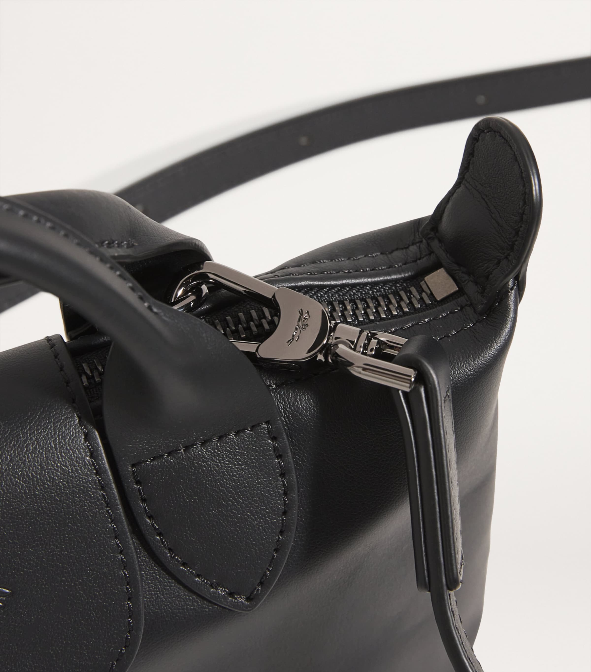 Longchamp Extra-Small Le Pliage Xtra Leather Handbag, imported from the UK