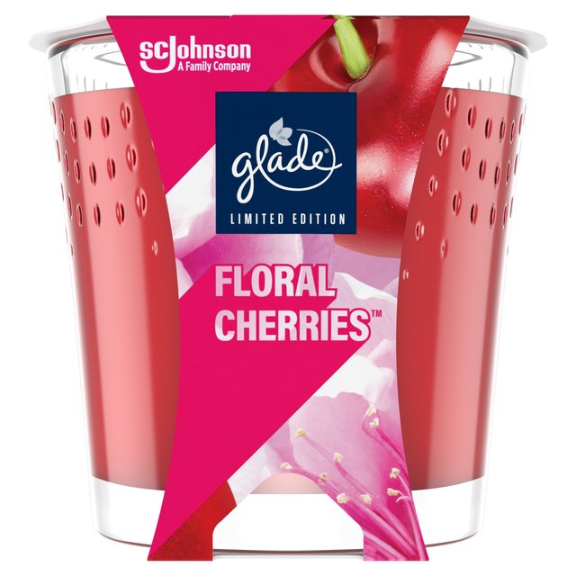 Glade Candle Floral Cherries   129g GOODS M&S   