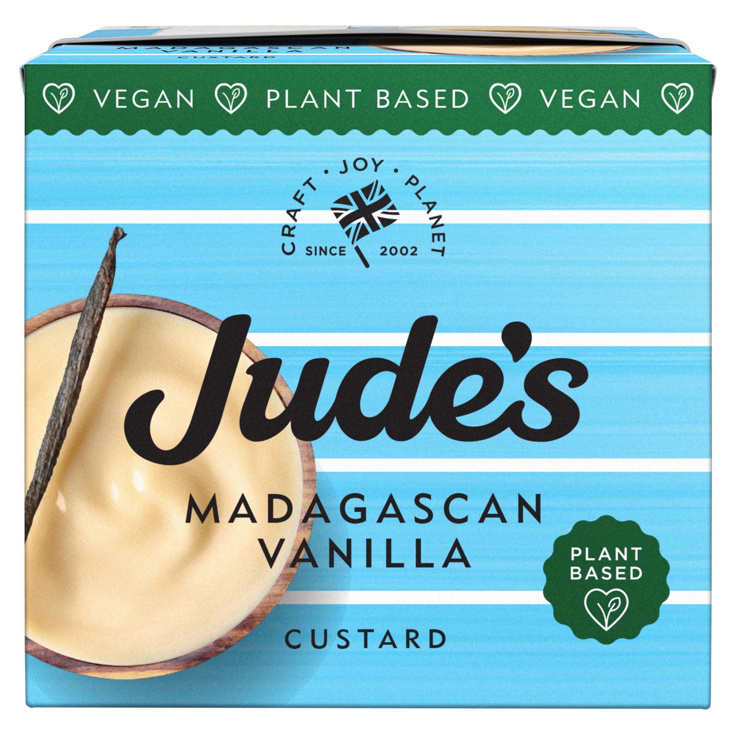 Jude's Madagascan Vanilla Vegan Custard 500g GOODS Sainsburys   