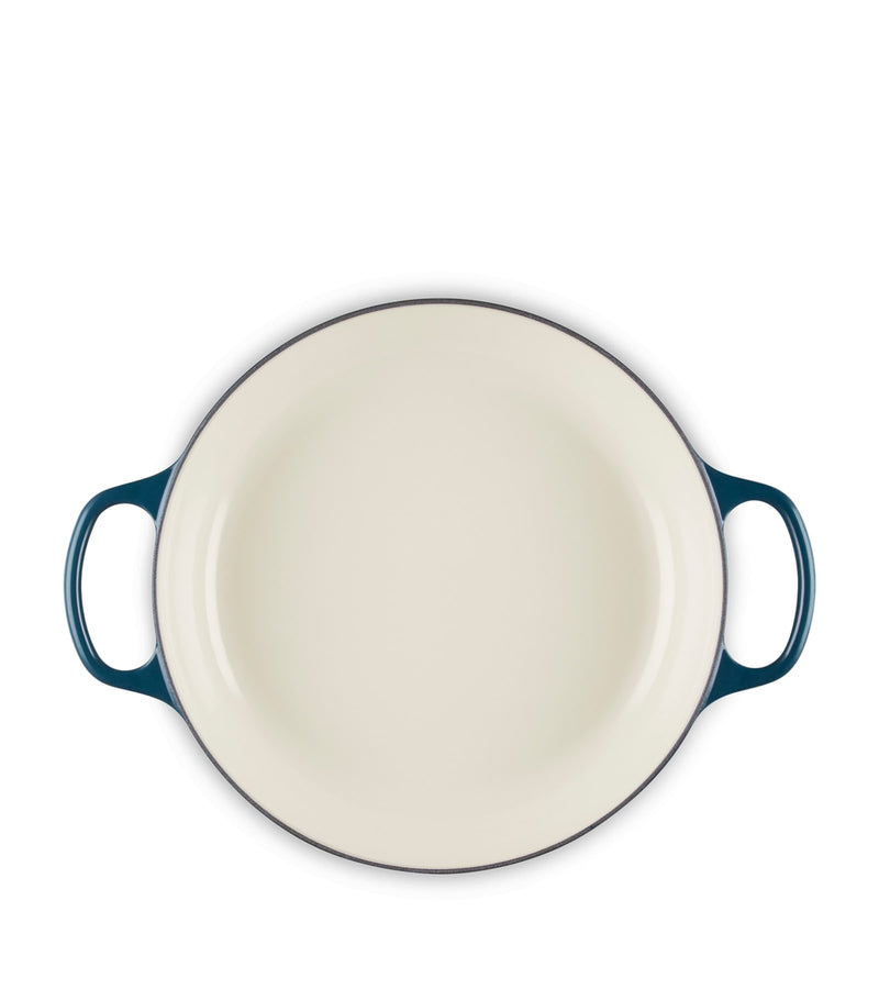 Le Creuset cast iron casserole dish 30cm, UK version