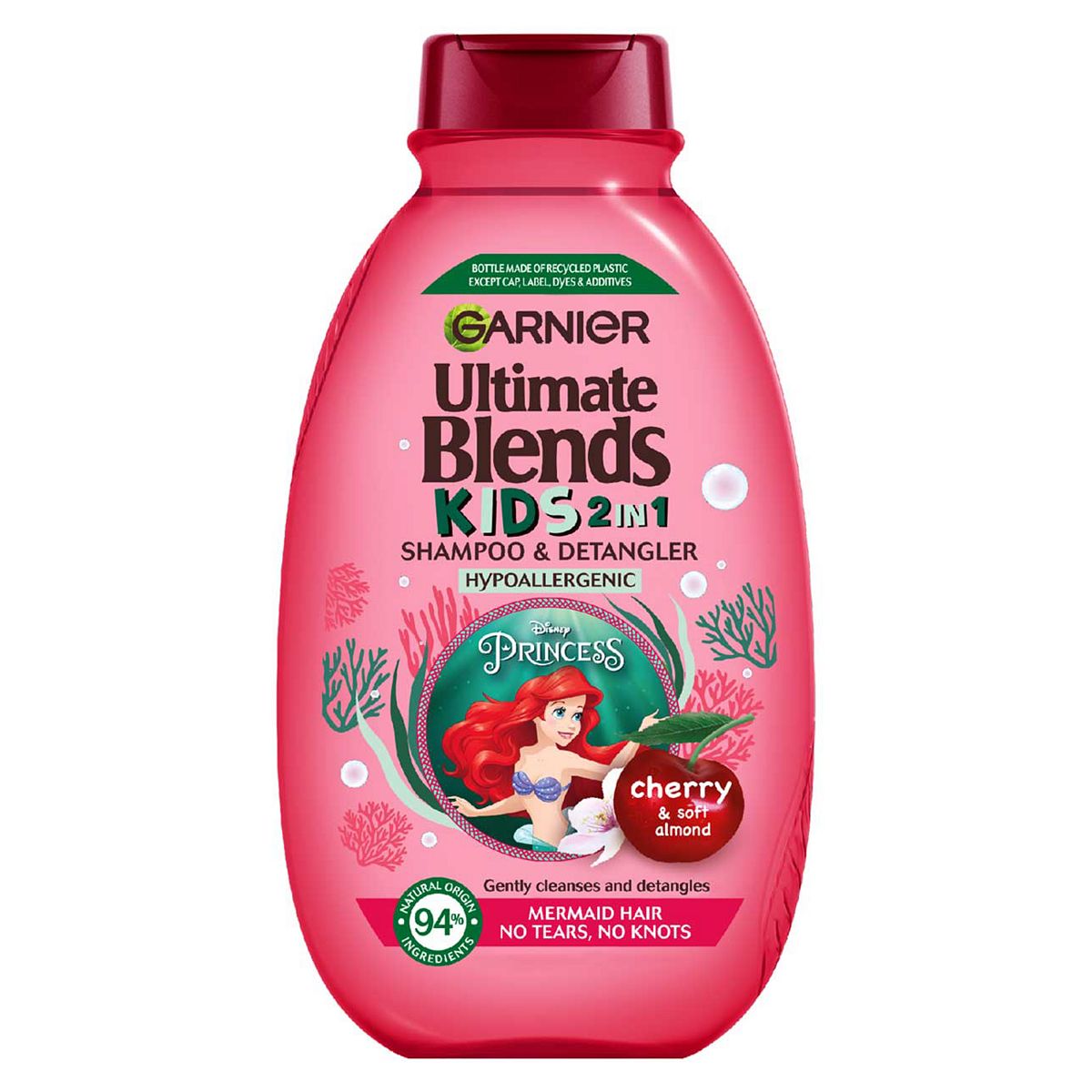 Garnier Ultimate Blends Kids Cherry & Soft Almond No Tears Easy Detangling Shampoo For Long Hair 250ml GOODS Boots   