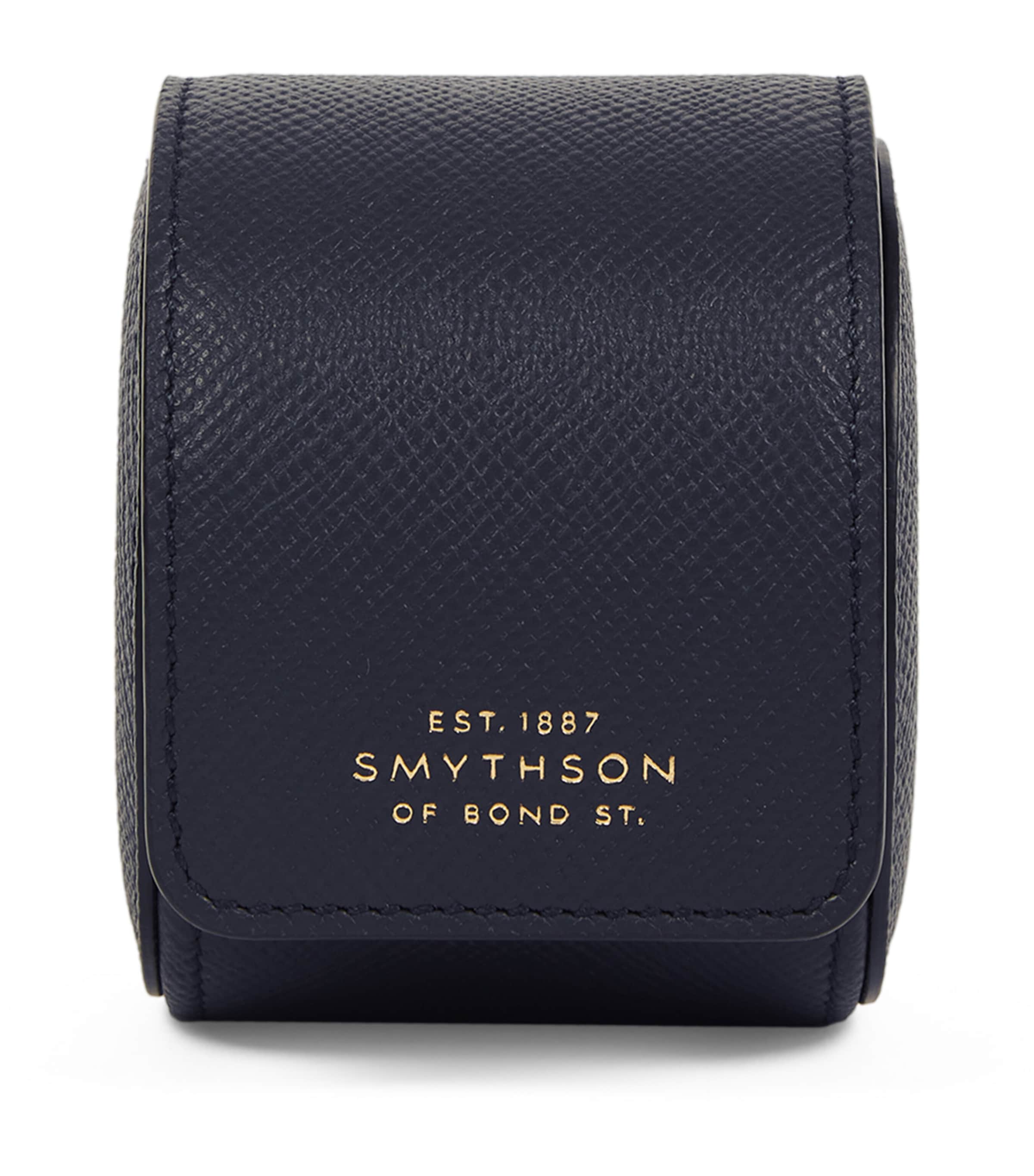 Smythson Leather Panama Single Watch Roll (British brand)