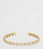 David Morris Triolette hexagon bangle 18kt yellow gold diamonds, imported from the UK