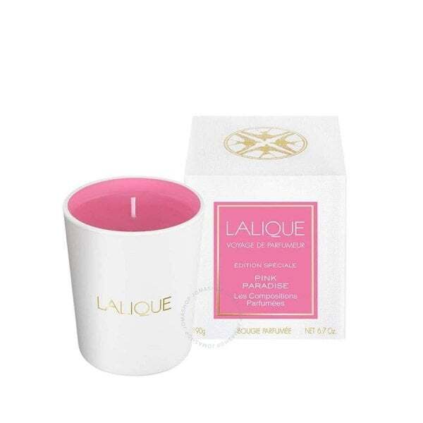 Lalique scented candle Pink Paradise 190g - British product