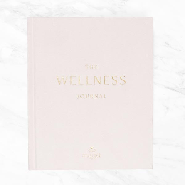 Myga Wellness Planner undated journal with gold foil edges - British product