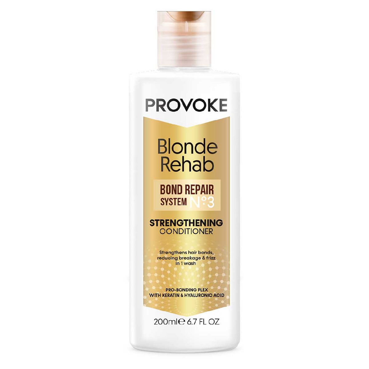 PROVOKE Blonde Rehab Bond Repair N0'3 Strengthening Conditioner 200ml GOODS Boots   