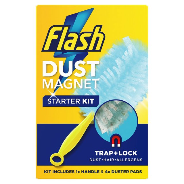 Flash Duster Starter Kit + 4ct Refill Accessories & Cleaning M&S   