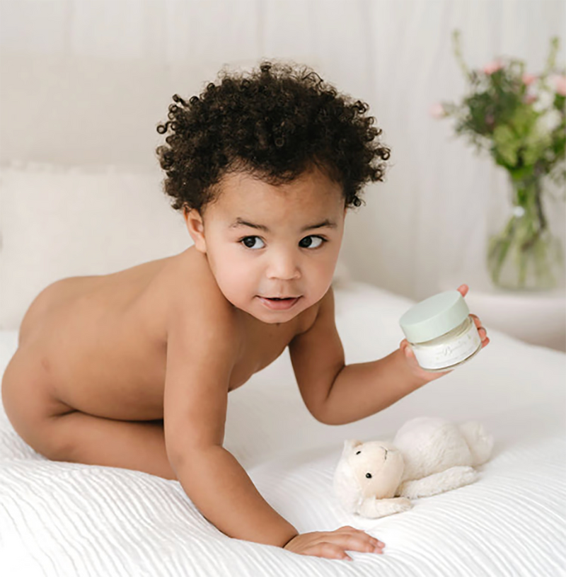 Little Butterfly London soft as moonlight nappy change cream 50ml, imported from the UK