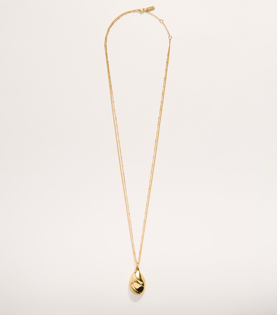 Chloé mirror pendant necklace conch shell motif, UK version