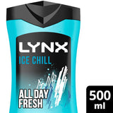 Lynx Bodywash Shower Gel Ice Chill 500ml GOODS Superdrug   