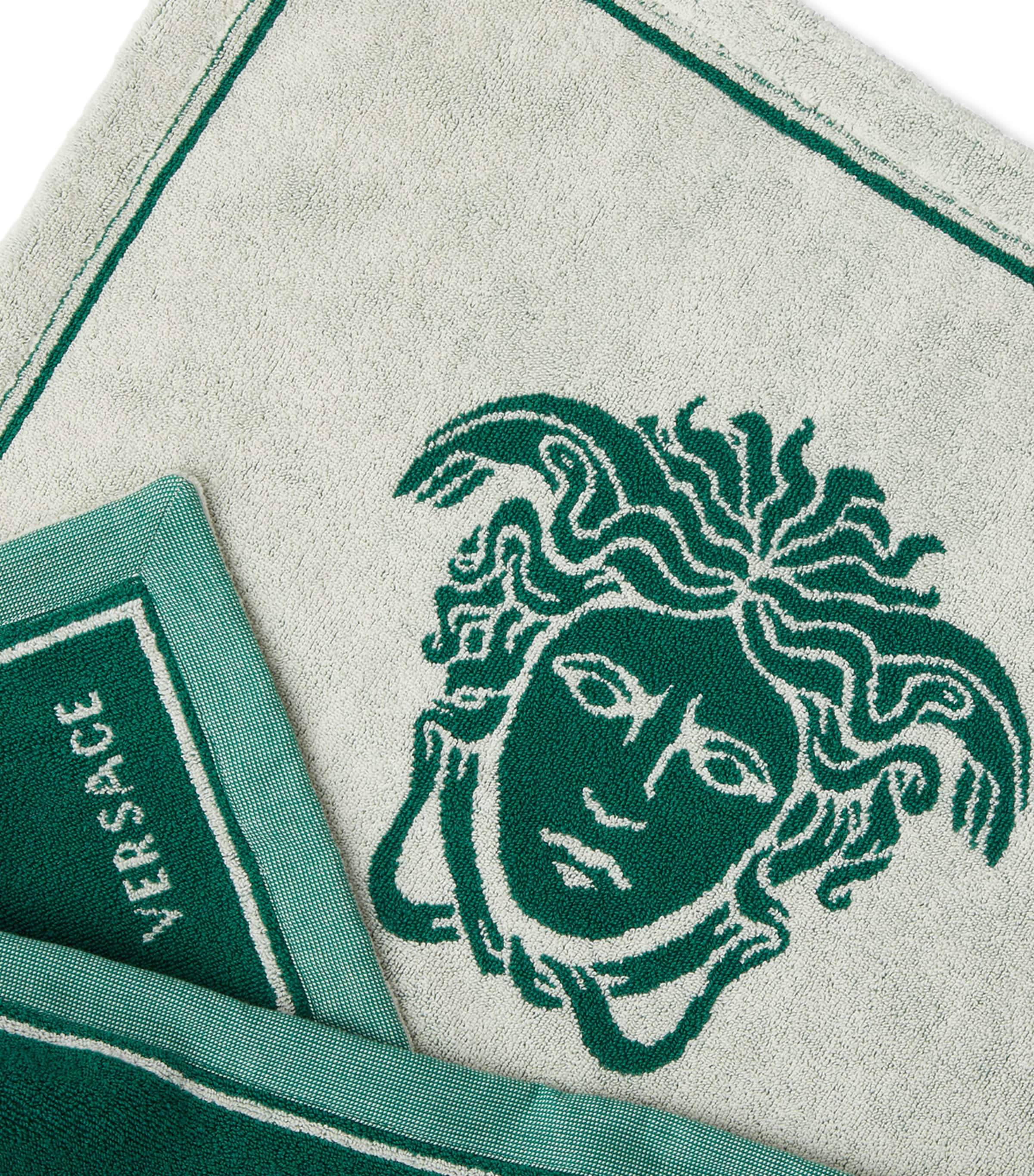 Versace Medusa towel jacquard (British brand)